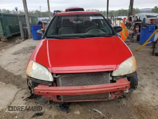 2002 Honda Civic DX with VIN 1HGEM22202L061842, listed as a Copart auction lot 43760875 with 154,751 mi miles and Salvage Title. Bid and sale history available at DreamBid. Image 5.