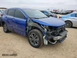 2021 Honda CR-V EX-L with VIN 7FARW1H87ME007934, listed as a Copart auction lot 46038745 with 42,065 mi miles and Salvage Title. Bid and sale history available at carsss.com. Image 4.