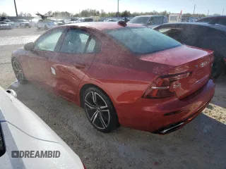 2020 Volvo S60 R-Design with VIN 7JR102FMXLG039783, listed as a Copart auction lot 76160944 with 0 mi miles and Salvage Title. Bid and sale history available at carsss.com. Image 2.
