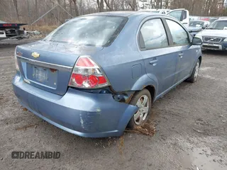 2007 Chevrolet Aveo LS with VIN KL1TD56667B175174, listed as a IAAI auction lot 42012342 with 100,534 mi miles and . Bid and sale history available at DreamBid. Image 4.