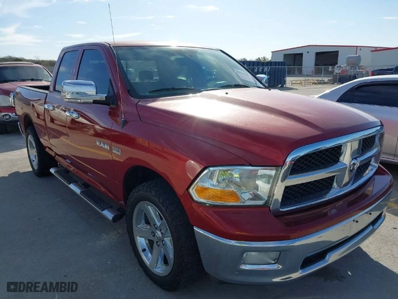 2009 Dodge Ram 1500 SLT with VIN 1D3HB18T99S701128, listed as a IAAI auction lot 41775491 with 139,372 mi miles. Bid and sale history available at carsss.com. Image 1.