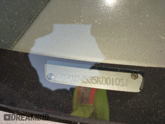 2005 Ford F-150 XLT с VIN 1FTPX04535KD01051, выставлен на аукционе IAAI как лот 41479977 с пробегом 190 420 миль миль и . История ставок и продаж доступна на DreamBid. Изображение 9.