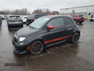 2012 FIAT 500 Abarth z VIN 3C3CFFFH8CT351617, wystawiony jako Copart lot #50002195 z przebiegiem 84 996 mil mil oraz Szkody całkowita. Historia ofert i sprzedaży dostępna na DreamBid. Obrazek 1.