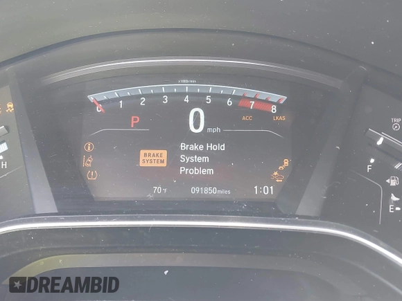 2017 Honda CR-V EX-L with VIN 7FARW1H87HE011276, listed as a IAAI auction lot 41692286 with 91,850 mi miles. Bid and sale history available at carsss.com. Image 16.