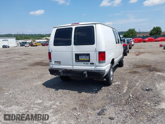 2014 Ford Econoline Cargo Commercial with VIN 1FTNE2EWXEDA81007, listed as a IAAI auction lot 42693549 with 117,457 mi miles and . Bid and sale history available at DreamBid. Image 4.