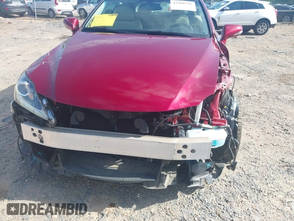 2014 Lexus IS 250 C with VIN JTHFF2C21E2531283, listed as a IAAI auction lot 42498792 with 37,399 mi miles and . Bid and sale history available at DreamBid. Image 17.