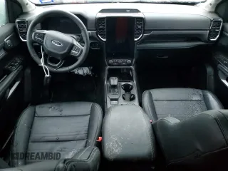 2024 Ford Ranger LARIAT with VIN 1FTER4KH0RLE32959, listed as a Copart auction lot 85358994 with 8,880 mi miles and Salvage Title. Bid and sale history available at carsss.com. Image 8.