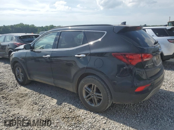 2017 Hyundai Santa Fe 2.4L with VIN 5NMZU3LB3HH011340, listed as a Copart auction lot 59177895 with 162,679 mi miles and Salvage title. Bid and sale history available at DreamBid. Image 2.
