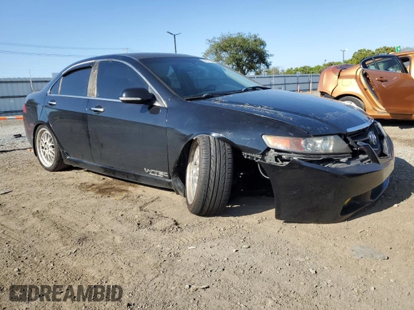 2004 Acura TSX w/Navigation with VIN JH4CL96994C005103, listed as a Copart auction lot 57911445 with 273,458 mi miles and Salvage title. Bid and sale history available at DreamBid. Image 4.