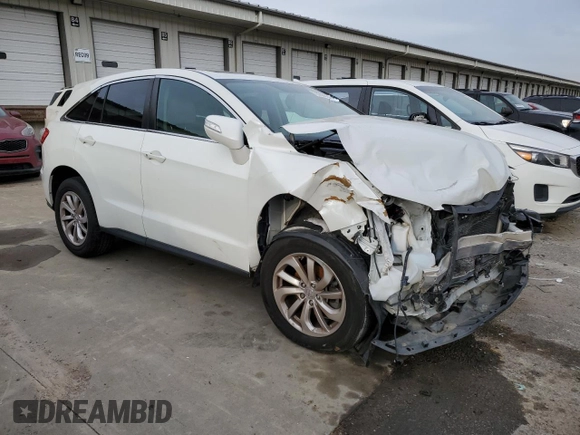 2017 Acura RDX Technology with VIN 5J8TB4H56HL035071, listed as a Copart auction lot 76255524 with 110,861 mi miles and Non repairable. Bid and sale history available at DreamBid. Image 4.