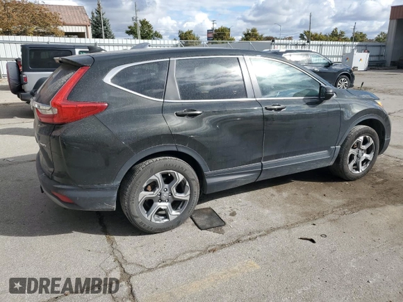 2017 Honda CR-V EX with VIN 5J6RW2H58HL066737, listed as a Copart auction lot 75921704 with 101,411 mi miles and Salvage Title. Bid and sale history available at carsss.com. Image 3.