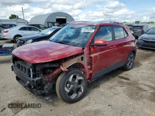 2022 Hyundai Venue SEL с VIN KMHRC8A37NU153413, выставлен на аукционе Copart как лот 58733005 с пробегом 15 365 миль миль и Списание • Salvage title. История ставок и продаж доступна на DreamBid. Изображение 1.