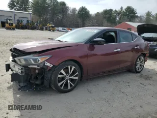 2017 Nissan Maxima SV z VIN 1N4AA6AP9HC391603, wystawiony jako Copart lot #52735545 z przebiegiem 124 052 mil mil oraz Szkoda całkowita • Salvage title. Historia ofert i sprzedaży dostępna na DreamBid. Obrazek 1.