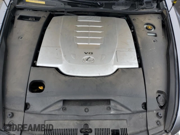 2012 Lexus LS 460 L with VIN JTHGL5EF1C5045907, listed as a Copart auction lot 54168465 with 55,688 mi miles and Salvage title. Bid and sale history available at DreamBid. Image 11.