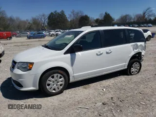 2018 Dodge Grand Caravan SE with VIN 2C4RDGBG5JR296655, listed as a Copart auction lot 50320615 with 163,137 mi miles and Salvage Title. Bid and sale history available at DreamBid. Image 1.