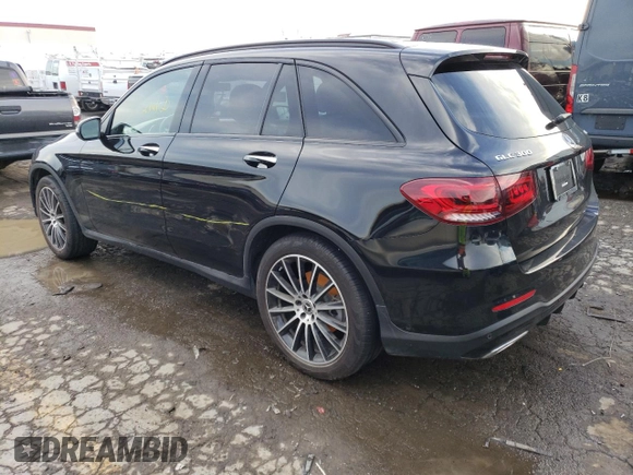 2021 Mercedes-Benz GLC with VIN W1N0G8EB8MF882311, listed as a Copart auction lot 36476333 with 0 mi miles. Bid and sale history available at carsss.com. Image 2.