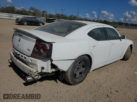 2009 Dodge Charger Police with VIN 2B3KA43T39H571866, listed as a Copart auction lot 78055384 with 190,376 mi miles and Clean Title. Bid and sale history available at DreamBid. Image 3.