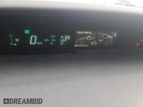 2014 Toyota Prius Four with VIN JTDKN3DU5E1767157, listed as a Copart auction lot 53421925 with 231,163 mi miles and Clean Title. Bid and sale history available at carsss.com. Image 9.