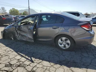 2015 Honda Civic Sedan LX with VIN 2HGFB2F51FH532947, listed as a Copart auction lot 49645685 with 97,466 mi miles and Salvage Title. Bid and sale history available at carsss.com. Image 2.