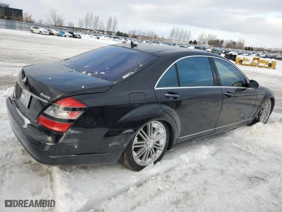 2009 Mercedes-Benz S-Class 5.5L V8 with VIN WDDNG86X69A264020, listed as a Copart auction lot 45210155 with 120,147 mi miles and Clean Title. Bid and sale history available at carsss.com. Image 3.