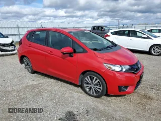 2015 Honda Fit EX-L with VIN 3HGGK5H82FM722156, listed as a Copart auction lot 48910295 with 23,204 mi miles and Salvage Title. Bid and sale history available at carsss.com. Image 4.