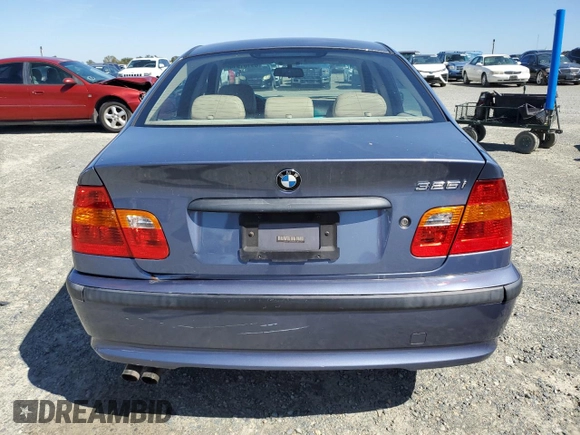 2003 BMW 3 Series 325i with VIN WBAET37453NJ37219, listed as a Copart auction lot 69101914 with 100,816 mi miles and Salvage Title. Bid and sale history available at carsss.com. Image 6.