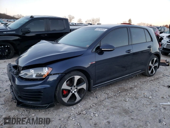 2015 Volkswagen Golf GTI Autobahn with VIN 3VW4T7AUXFM008791, listed as a Copart auction lot 81816343 with 60,690 mi miles. Bid and sale history available at carsss.com. Image 1.