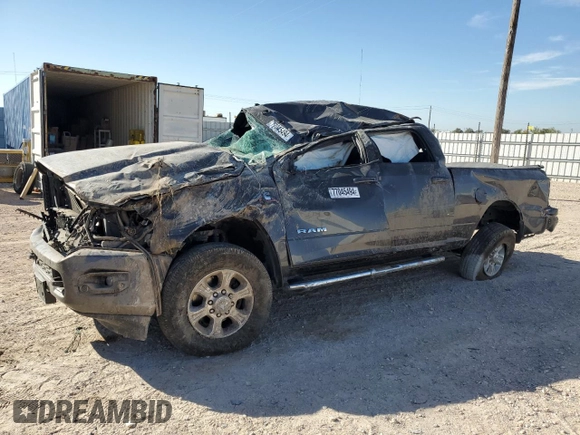 2020 Ram 2500 Big Horn with VIN 3C6UR5DL1LG115318, listed as a Copart auction lot 77045494 with Not provided miles and Salvage title. Bid and sale history available at DreamBid. Image 1.