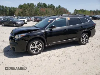 2020 Subaru Outback Limited with VIN 4S4BTANC7L3147763, listed as a Copart auction lot 55219195 with 54,224 mi miles and Salvage title. Bid and sale history available at DreamBid. Image 1.