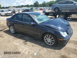 2006 Mercedes-Benz C 230 Sport with VIN WDBRF52HX6A900802, listed as a Copart auction lot 56059425 with 180,660 mi miles and Salvage title. Bid and sale history available at DreamBid. Image 4.