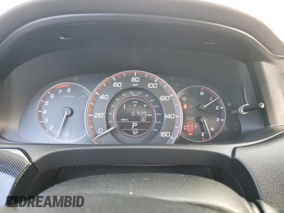 2015 Honda Accord Sport with VIN 1HGCR2F58FA186103, listed as a Copart auction lot 55745085 with 157,599 mi miles and Salvage Title. Bid and sale history available at DreamBid. Image 9.