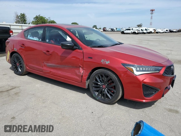 2020 Acura ILX Premium with VIN 19UDE2F8XLA002530, listed as a Copart auction lot 53042955 with 49,067 mi miles and Salvage title. Bid and sale history available at DreamBid. Image 4.