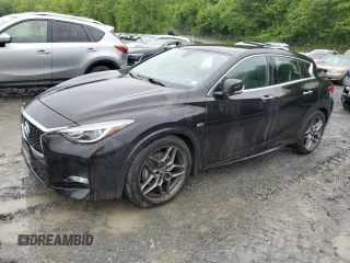 2018 Infiniti QX30 Luxury z VIN SJKCH5CP7JA042766, wystawiony jako Copart lot #57026685 z przebiegiem 66 525 mil mil oraz Szkoda całkowita • Salvage title. Historia ofert i sprzedaży dostępna na DreamBid. Obrazek 1.