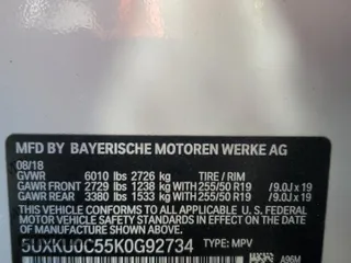 2019 BMW X6 sDrive35i z VIN 5UXKU0C55K0G92734, wystawiony jako Copart lot #81233084 z przebiegiem 60 365 mil mil oraz Szkoda całkowita • Salvage title. Historia ofert i sprzedaży dostępna na DreamBid. Obrazek 12.