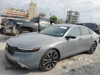 2023 Honda Accord Touring with VIN 1HGCY2F84PA047214, listed as a Copart auction lot 55302765 with 23,341 mi miles and Salvage title. Bid and sale history available at DreamBid. Image 1.