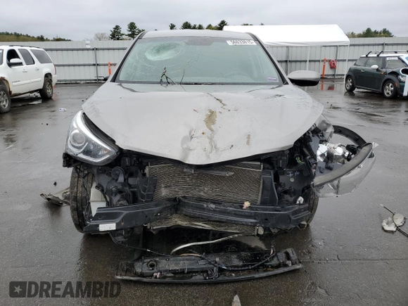 2017 Hyundai Santa Fe 2.4L z VIN 5NMZTDLB1HH036584, wystawiony jako Copart lot #56033815 z przebiegiem 56 003 mil mil oraz Szkoda całkowita • Salvage title. Historia ofert i sprzedaży dostępna na DreamBid. Obrazek 5.