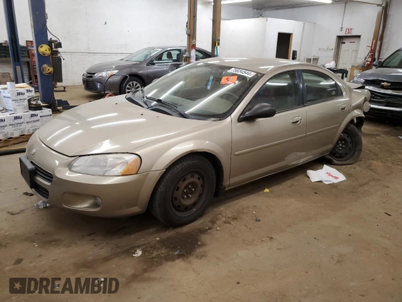 2003 Dodge Stratus z VIN 1B3EL56T43N592359, wystawiony jako Copart lot #75834544 z przebiegiem 115 416 mil mil oraz Szkoda całkowita • Salvage title. Historia ofert i sprzedaży dostępna na DreamBid. Obrazek 1.