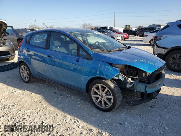 2016 Ford Fiesta SE with VIN 3FADP4EJ7GM203325, listed as a Copart auction lot 46522325 with 33,002 mi miles and Salvage Title. Bid and sale history available at carsss.com. Image 4.