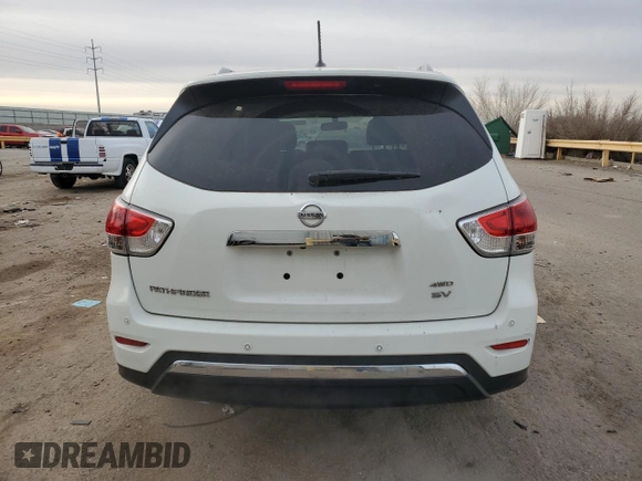 2015 Nissan Pathfinder SV с VIN 5N1AR2MM0FC671870, выставлен на аукционе Copart как лот 84246734 с пробегом 131 330 миль миль и Списание • Salvage title. История ставок и продаж доступна на DreamBid. Изображение 6.