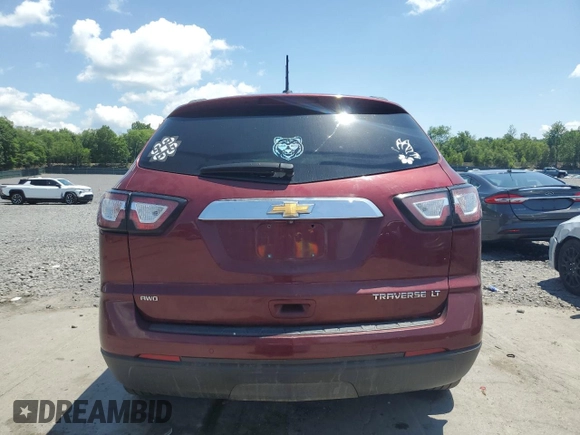 2016 Chevrolet Traverse LT with VIN 1GNKVGKD0GJ114787, listed as a Copart auction lot 62089765 with 155,224 mi miles and Salvage title. Bid and sale history available at DreamBid. Image 6.