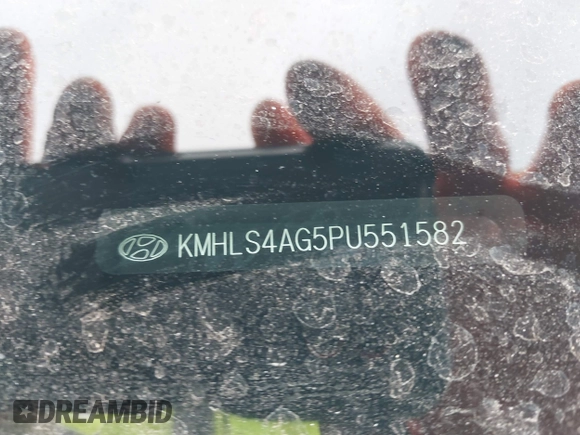 2023 Hyundai Elantra SEL with VIN KMHLS4AG5PU551582, listed as a IAAI auction lot 41286733 with 73,109 mi miles and . Bid and sale history available at DreamBid. Image 9.