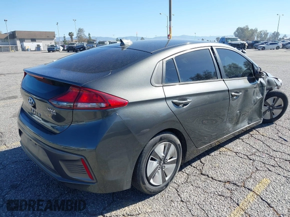 2021 Hyundai Ioniq Blue with VIN KMHC65LC8MU261689, listed as a IAAI auction lot 41857330 with 69,947 mi miles and . Bid and sale history available at DreamBid. Image 4.