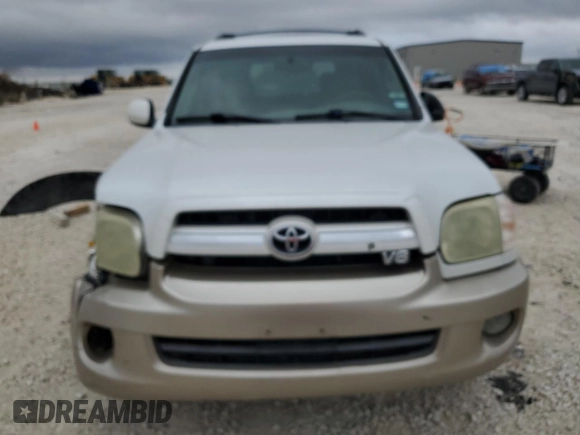 2005 Toyota Sequoia Limited with VIN 5TDZT38A85S260745, listed as a Copart auction lot 85865544 with Not Provided miles and Salvage Title. Bid and sale history available at DreamBid. Image 5.