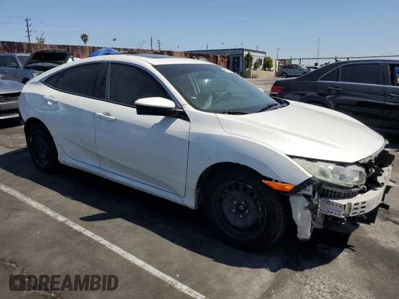2016 Honda Civic EX with VIN 2HGFC2F76GH556435, listed as a Copart auction lot 51868575 with 84,561 mi miles and Salvage Title. Bid and sale history available at DreamBid. Image 4.