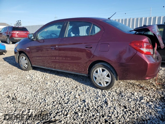 2020 Mitsubishi Mirage G4 ES with VIN ML32F3FJ1LHF06926, listed as a Copart auction lot 50334555 with 90,335 mi miles and Salvage Title. Bid and sale history available at carsss.com. Image 2.