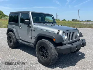 2014 Jeep Wrangler Sport with VIN 1C4AJWAG8EL147947, listed as a Copart auction lot 65750955 with 122,841 mi miles and Clean title. Bid and sale history available at DreamBid. Image 1.