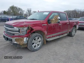 2018 Ford F-150 XL z VIN 1FTFW1EG7JKC38972, wystawiony jako IAAI lot #41976599 z przebiegiem 110 183 mil mil oraz . Historia ofert i sprzedaży dostępna na DreamBid. Obrazek 2.