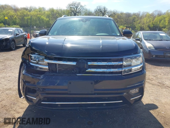 2019 Volkswagen Atlas SEL R-Line z VIN 1V2RR2CA0KC579035, wystawiony jako IAAI lot #42205407 z przebiegiem 66 188 mil mil oraz . Historia ofert i sprzedaży dostępna na DreamBid. Obrazek 12.