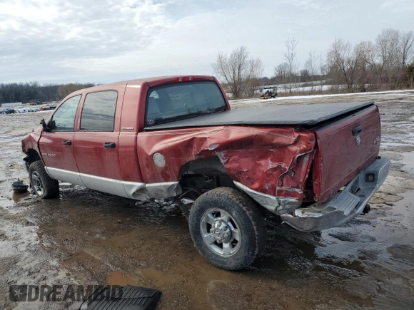 2006 Dodge 1500 SLT with VIN 3D7KS19D96G236395, listed as a Copart auction lot 46689445 with 232,796 mi miles and Salvage Title. Bid and sale history available at carsss.com. Image 2.