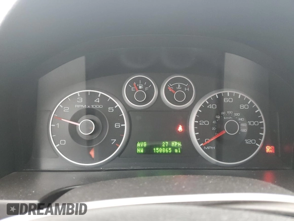 2009 Ford Fusion SEL with VIN 3FAHP08189R112608, listed as a Copart auction lot 51067605 with 150,865 mi miles and Salvage Title. Bid and sale history available at carsss.com. Image 9.